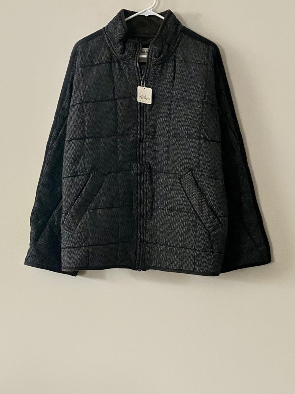 Free People Dolman Quilted Textured Denim Jacket NWT - Picture 6 of 9